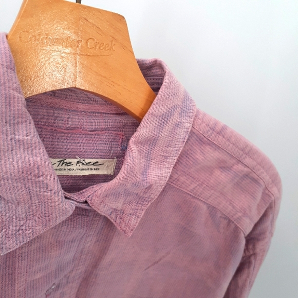 FREE PEOPLE Chemise Cardiff Buttondown - Picture 8 of 10